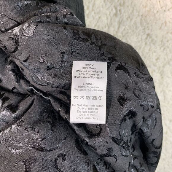 Anthropologie Kristinit NWT Black Cape Hi Lo Vest Coat Women’s Size Small Jacket - Picture 8 of 8